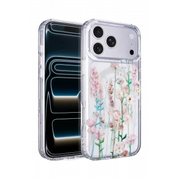 Mey İthalat®   iPhone 17 Pro Max Desina Magsafe Kapak - Desen 1
