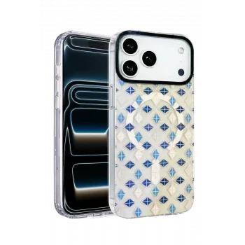Mey İthalat®   iPhone 17 Pro Max Desina Magsafe Kapak - Desen 4