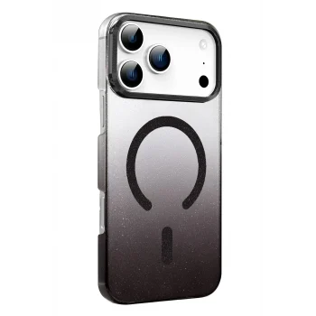 Mey İthalat®   iPhone 17 Pro Max Glossy Magsafe Kapak - Siyah