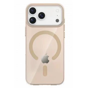 Mey İthalat®   iPhone 17 Pro Max PC Blank Magsafe Kapak - Çöl Titanyum