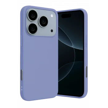 Mey İthalat®   iPhone 17 Pro Nano içi Kadife Silikon - Lila