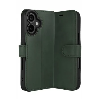 Mey İthalat®   iPhone 17 Trend S Plus Kapaklı Kılıf - Yeşil