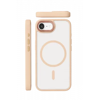 Mey İthalat®   iPhone 17E Terea Magsafe Kapak - Pembe