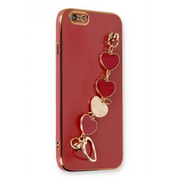 Mey İthalat®   iPhone 6 Kılıf Esila Silikon - Kırmızı