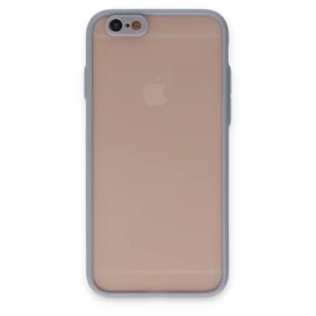 Mey İthalat®   iPhone 6 Kılıf Montreal Silikon Kapak - Gri