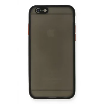 Mey İthalat®   iPhone 6 Kılıf Montreal Silikon Kapak - Siyah