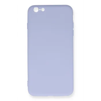 Mey İthalat®   iPhone 6 Plus Kılıf Nano içi Kadife Silikon - Lila