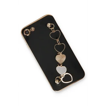 Mey İthalat®   iPhone 7 Kılıf Esila Silikon - Siyah