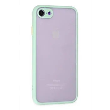 Mey İthalat®   iPhone 7 Kılıf Montreal Silikon Kapak - Turkuaz