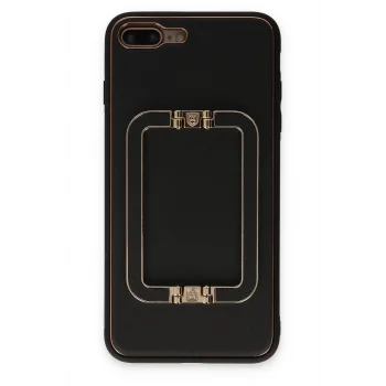 Mey İthalat®   iPhone 7 Plus Kılıf Coco Elit Kapak - Siyah