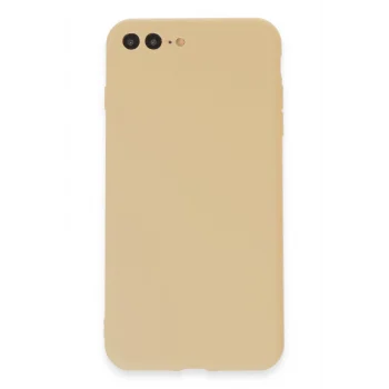 Mey İthalat®   iPhone 7 Plus Kılıf First Silikon - Gold