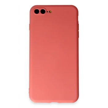 Mey İthalat®   iPhone 7 Plus Kılıf First Silikon - Kiremit