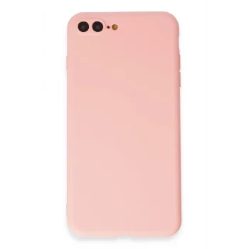 Mey İthalat®   iPhone 7 Plus Kılıf First Silikon - Pudra