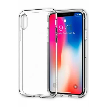 Mey İthalat®   iPhone X Kılıf Lüx Şeffaf Silikon
