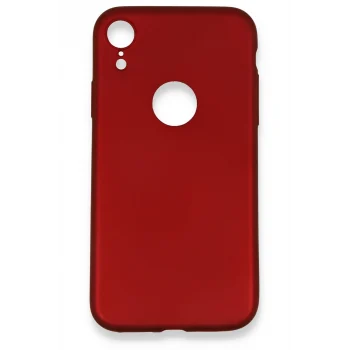 Mey İthalat®   iPhone XR Kılıf First Silikon - Bordo