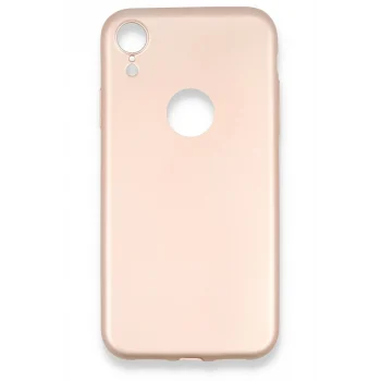 Mey İthalat®   iPhone XR Kılıf First Silikon - Rose Gold