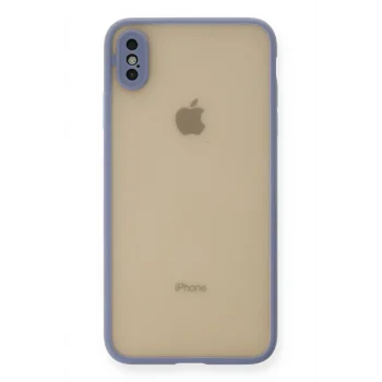 Mey İthalat®   iPhone XS Max Kılıf Montreal Silikon Kapak - Gri
