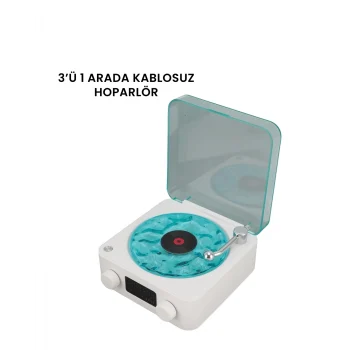 Mey İthalat® Kablosuz Bluetooth Hoparlör MAVİ
