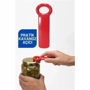 Mey İthalat® Kavanoz Açacağı Konserve Açacağı -Vakumlu Kapak Açma Aparatı 715704