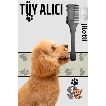 Mey İthalat® Kedi ve Köpek Jiletli Tüy Alma Tarağı