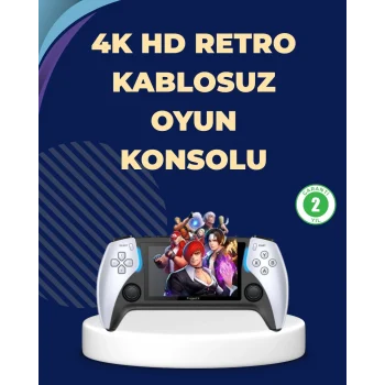 Mey İthalat® Kompakt ve Hafif Retro Oyun Konsolu 1000 Klasik Oyun Dahil