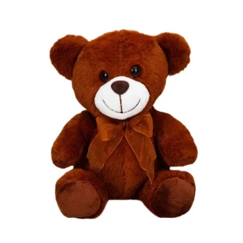 Mey İthalat®  Kurdeleli Peluş Ayı 21 cm