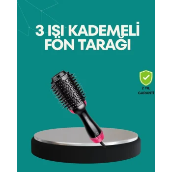 Mey İthalat® Kurutmalı Saç Şekillendirici Fönlü Fırça 1200 Watt Güç