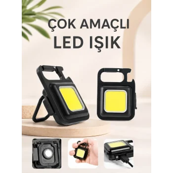 Mey İthalat® Led Işık Acil Durum Işığı Çok Fonksiyonlu Mıknatıs Özelliği