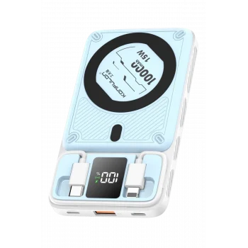 Mey İthalat®  M25W 10.000 mAh 20W PD Magsafe Powerbank - Mavi