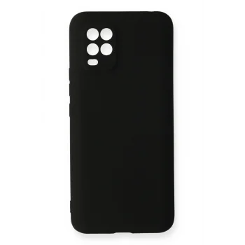 Mey İthalat®   Mi 10 Lite Kılıf First Silikon - Siyah