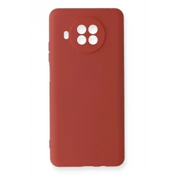 Mey İthalat®   Mi 10T Lite Kılıf Nano içi Kadife Silikon - Kiremit