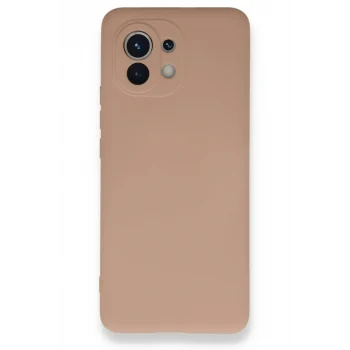 Mey İthalat®   Mi 11 Kılıf Nano içi Kadife Silikon - Pudra