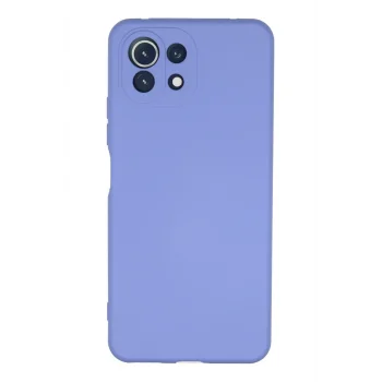 Mey İthalat®   Mİ 11 Lite Kılıf Nano içi Kadife Silikon - Lila