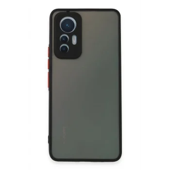 Mey İthalat®   Mi 12 Lite Kılıf Montreal Silikon Kapak - Siyah