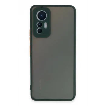 Mey İthalat®   Mi 12 Lite Kılıf Montreal Silikon Kapak - Yeşil
