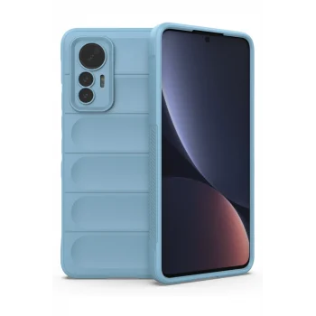 Mey İthalat®   Mi 12 Lite Kılıf Optimum Silikon - Sky Blue