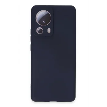 Mey İthalat®   Mi 13 Lite Kılıf Nano içi Kadife Silikon - Lacivert