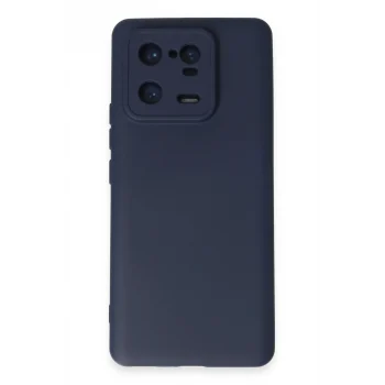 Mey İthalat®   Mi 13 Pro Kılıf Nano içi Kadife Silikon - Lacivert