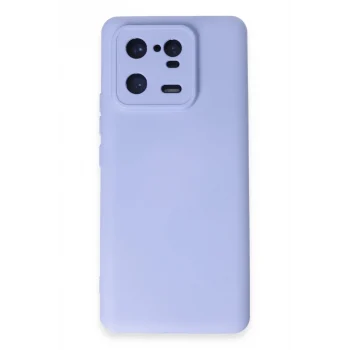 Mey İthalat®   Mi 13 Pro Kılıf Nano içi Kadife Silikon - Lila