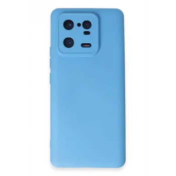 Mey İthalat®   Mi 13 Pro Kılıf Nano içi Kadife Silikon - Mavi