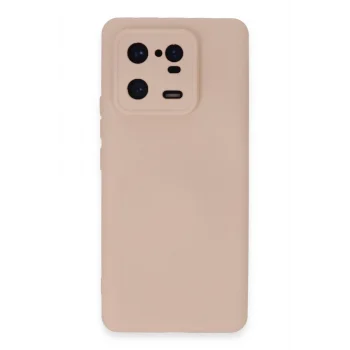 Mey İthalat®   Mi 13 Pro Kılıf Nano içi Kadife Silikon - Pudra