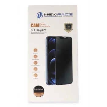 Mey İthalat®   Mi 15 3D Antistatik Hayalet Cam Ekran Koruyucu - Siyah