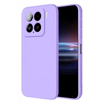 Mey İthalat®   Mi 15 Kılıf Nano içi Kadife Silikon - Lila