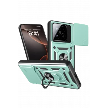 Mey İthalat®   Mi 15T Pars Lens Yüzüklü Silikon - Yeşil