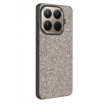 Mey İthalat®   Mi 15T Pro Bright Simli Kapak - Gümüş
