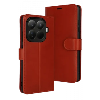Mey İthalat®   Mi 15T Pro Trend S Plus Kapaklı Kılıf - Kırmızı