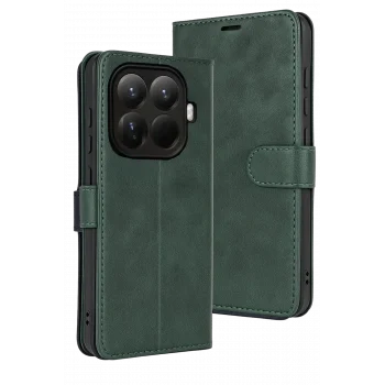 Mey İthalat®   Mi 15T Pro Trend S Plus Kapaklı Kılıf - Yeşil