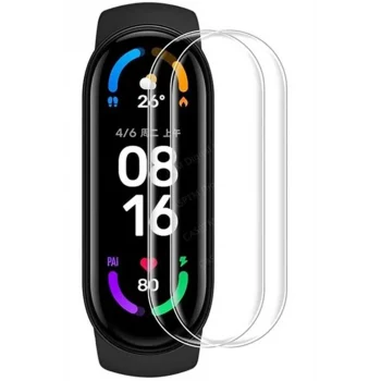 Mey İthalat®   Mi Band 7 Polymer Nano Ekran Koruyucu - Şeffaf