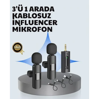 Mey İthalat® Mobil Uyumlu Mikrofon - Dış Mekân İçin İdeal