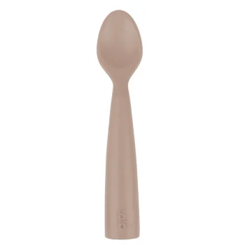 Mey İthalat®   Nam Nam Silikon Mama Kaşığı Bubble Beige